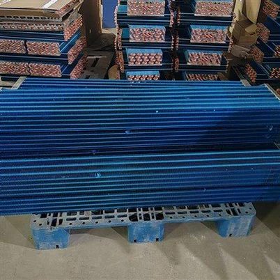 اعلی سنکنرن تحفظ بلیو کاپر ٹیوب ایلومینیم فن کنڈینسر